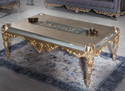 Klassischer Couchtisch Beistelltisch Holz Wohnzimmer Tisch Möbel Holz Tische